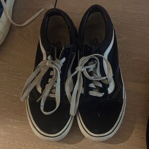 Vans Black and White Sneakers
